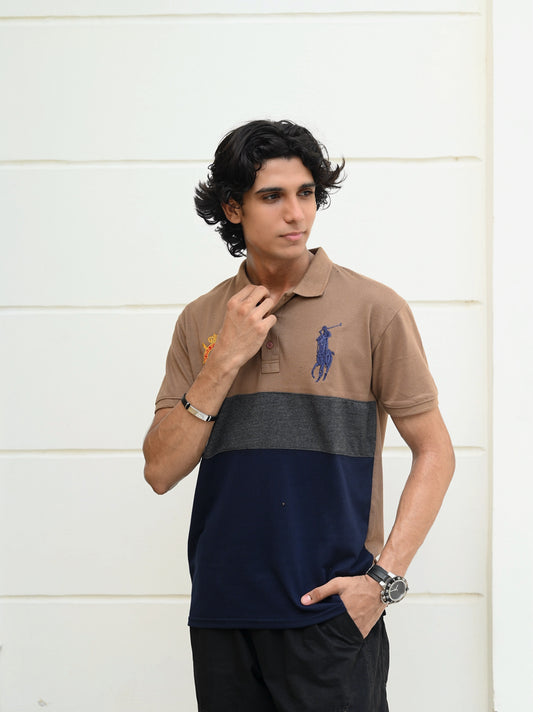 Beige polo