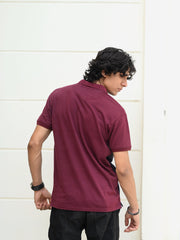 Maroon polo